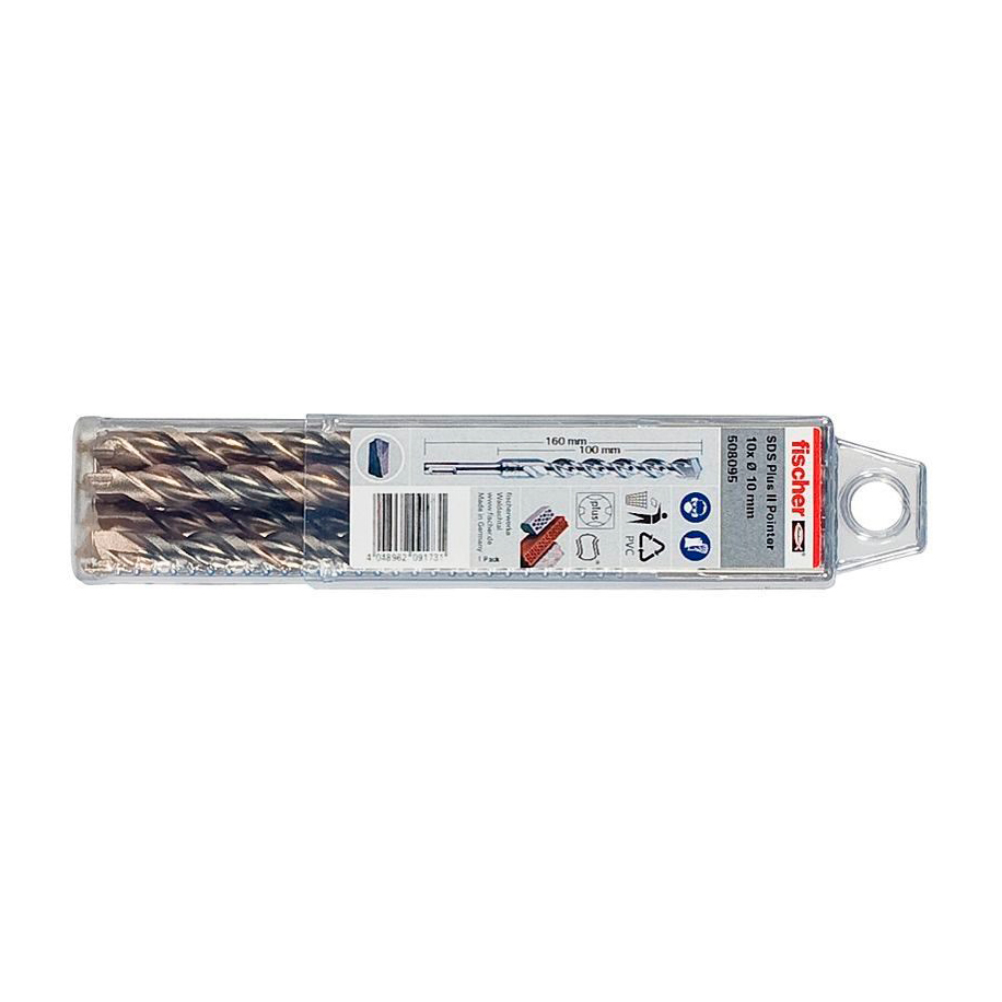 SDS Plus IV 14/100/160 Бур по бетону Fischer для перфоратора сталь 1