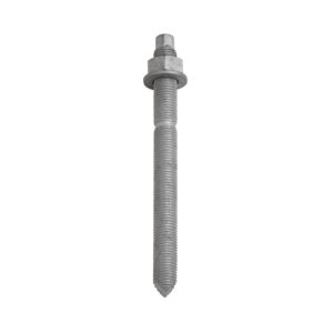 VKS М30 x 360 шпилька резьбовая сталь 5.8 горячеоцинкованная заточка 2 x 45° (A) Sormat