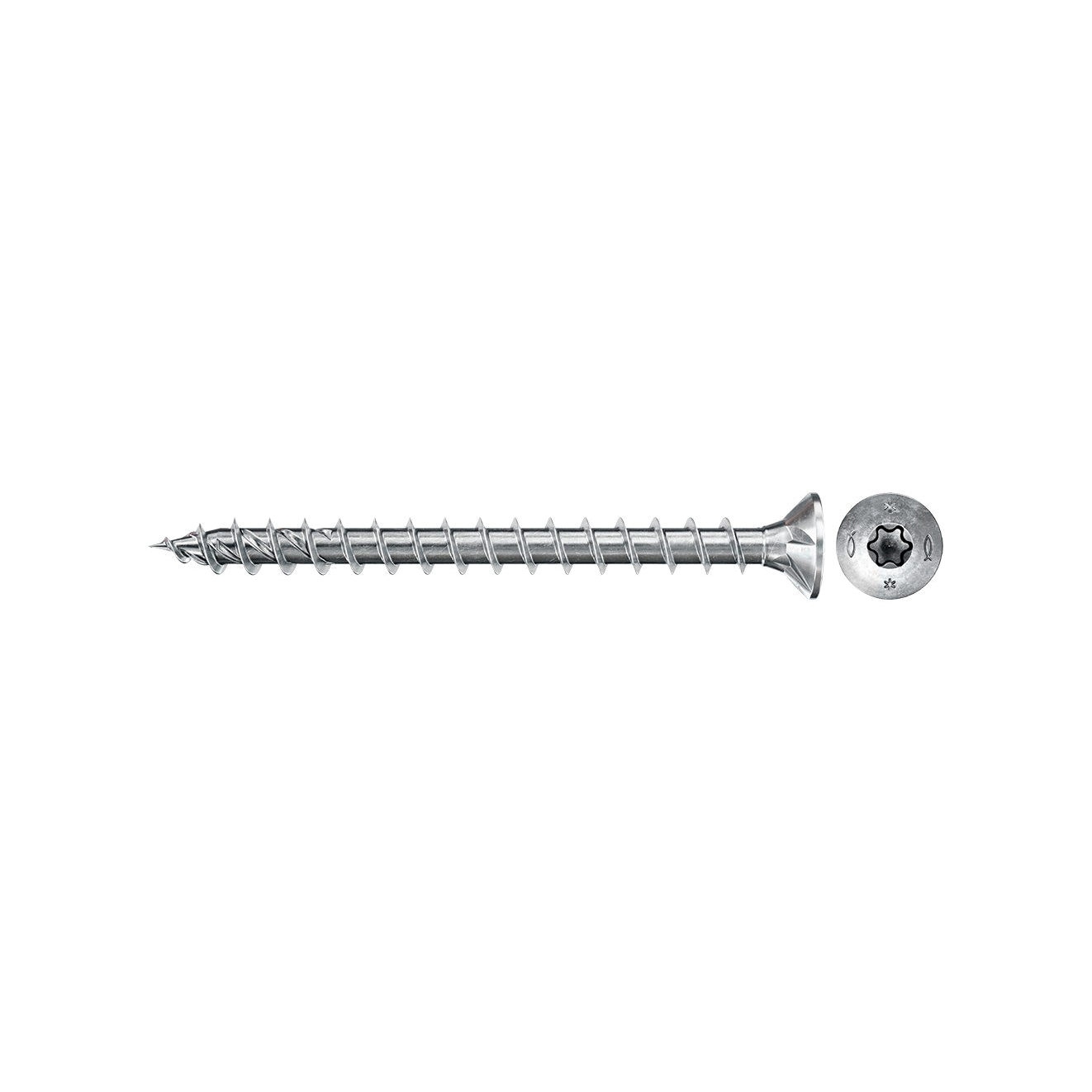 FPF II CTF 3x12 BC 200 шуруп для ДСП Fischer Power-Fast с потайной головкой шлиц Torx цинк синее пассивирование